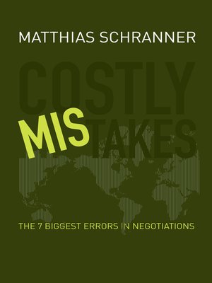cover image of Costly Mistakes